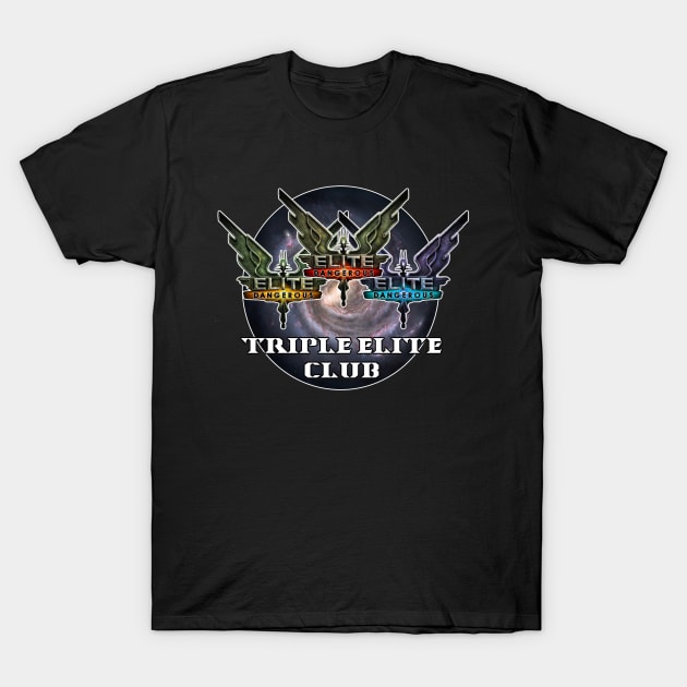 Elite Dangerous Triple Elite Club T-Shirt by Shopping Dragons